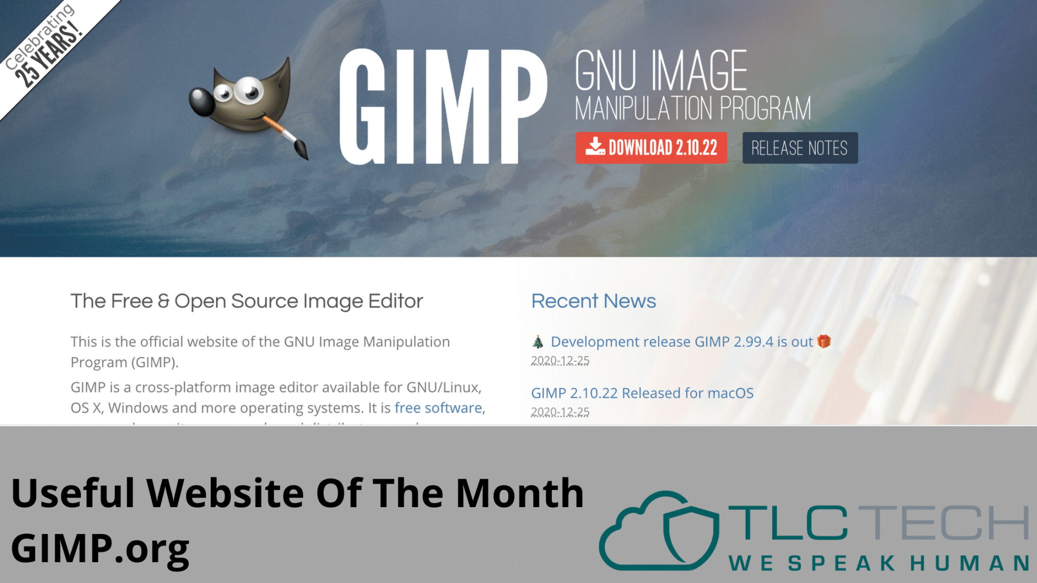 Useful Website Of The Month: GIMP.org